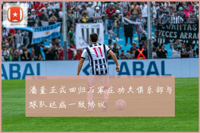 潘奎正式回归石家庄功夫俱乐部与球队达成一致协议